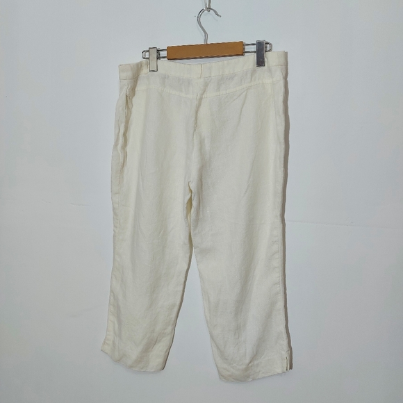 Laura Petites 100% Linen Capris - Picture 11 of 12